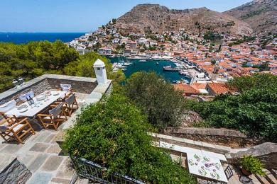 Substantial, traditional house for sale in Hydra town on Hydra