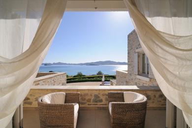Stunning beachfront villa on the West coast of Paros